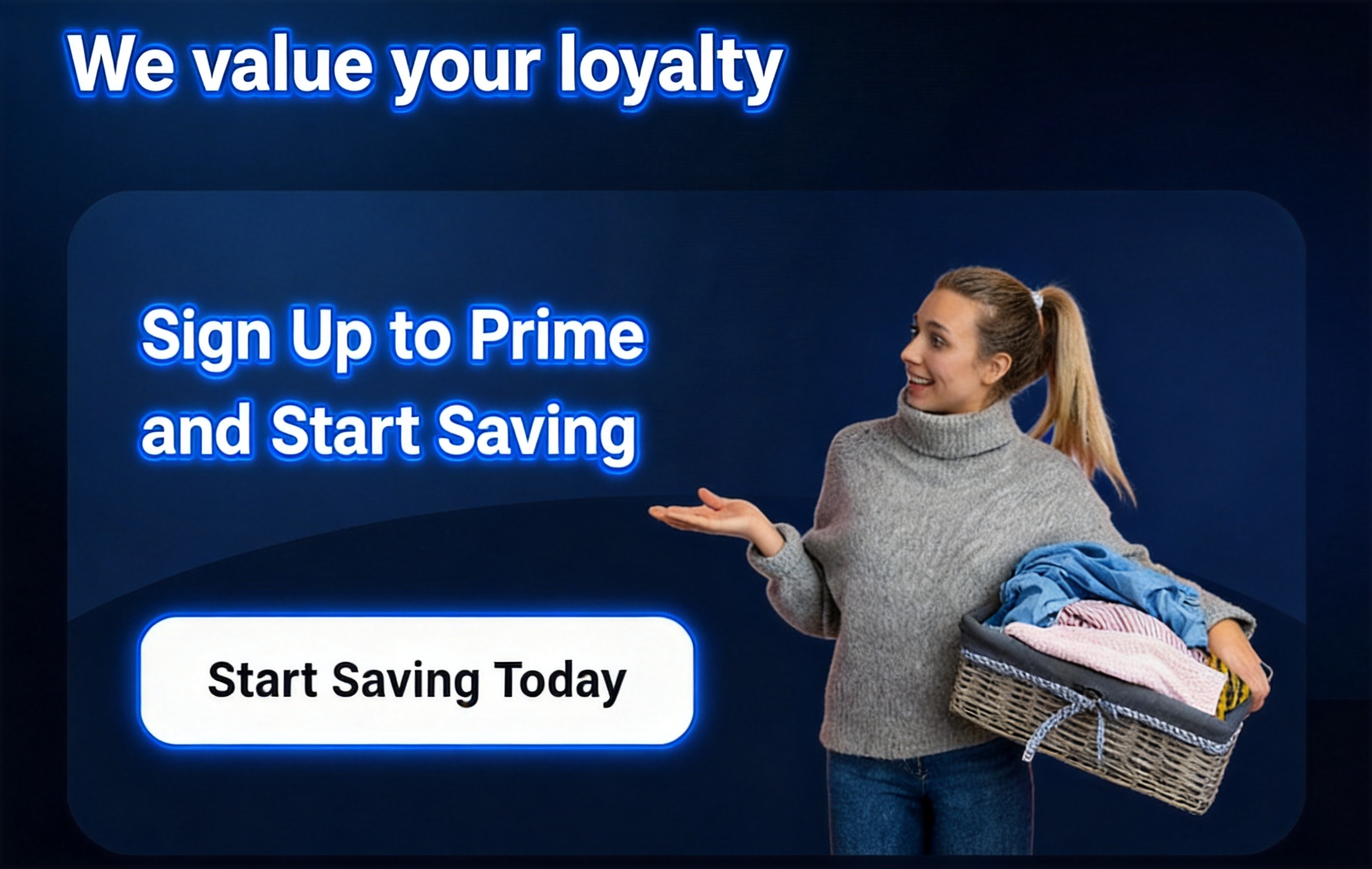 Sign up to Prime and start saving